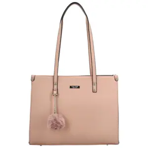 Dámská kabelka na rameno růžová - Delami Sabin