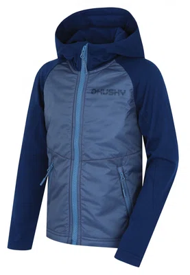 Husky Any K 128, blue Dětská mikina s kapucí