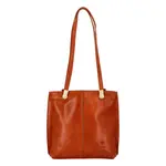 Dámský kožený kabelko/batoh koňakový - Delami Vera Pelle Jenafes
