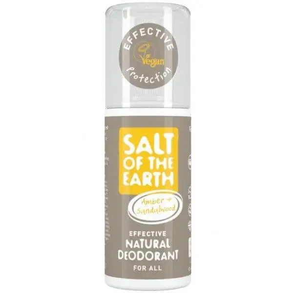 Salt Of The Earth Přírodní deodorant ve spreji s ambrou a santalem (Natural Deodorant) 100 ml