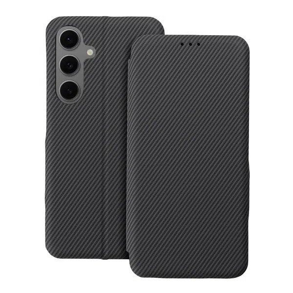 Flipové pouzdro FOLIO Side Magnet pro Samsung Galaxy A15, šedá