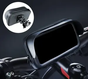 Držák na kolo s voděodolným pouzdrem a štítem 5,5" - 6,3"