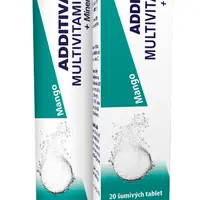 Additiva Multivitamin + Mineral mango 20 šumivých tablet
