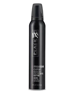 Barevné pěnové tužidlo Black Mousse Color - 200 ml, hnědá (03209) + dárek zdarma
