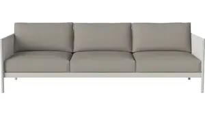 Zahradní sedací souprava Track, trojmístná, více variant - Bolia Potah: Brezza, šedá