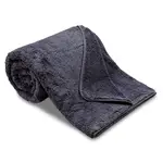 Beránková deka OVEČKA antracit 150 x 200 cm