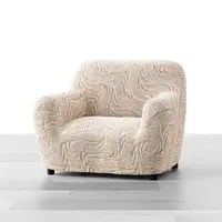 Bielastické potahy BRILLANTE béžové křeslo (š. 60 - 110 cm)