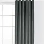 Sametový závěs FILUMI tmavě šedý 140 x 250 cm