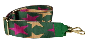 NovaKabelka.cz Látkový přídavný popruh stelle zelený