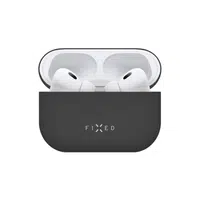 Ultratenké silikonové pouzdro FIXED Silky pro Apple AirPods Pro 2, černá
