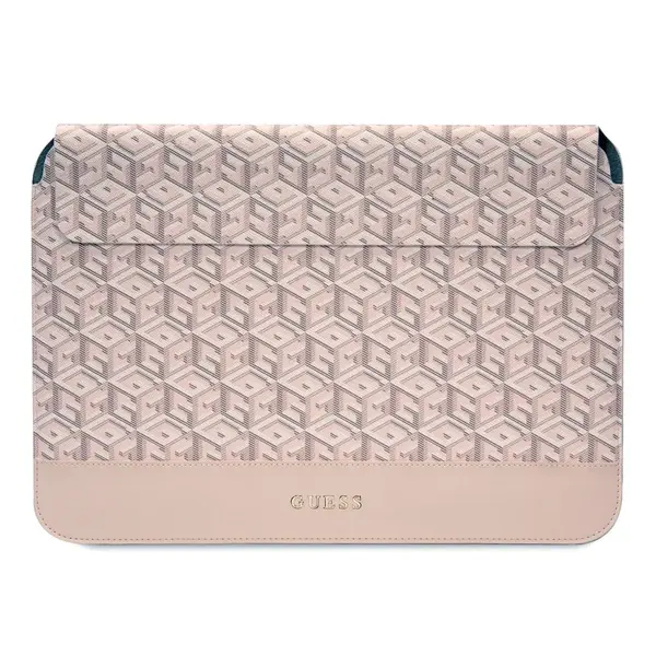 Obal na notebook 13/14" Guess PU G Cube, růžová