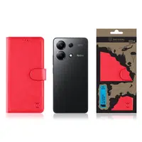 Flipové pouzdro Tactical Field Notes pro Xiaomi Redmi Note 13 4G, červená