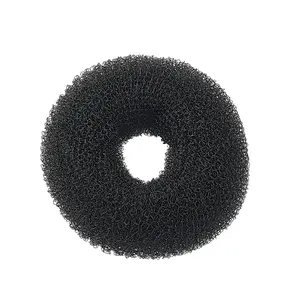 Kulatá výplň do drdolu Sibel - černá, 8 cm (9503012)