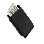 FIXED Tiny Wallet Kožená peněženka z pravé hovězí kůže, černá