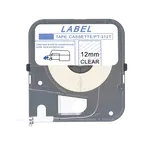 Max LM-312T, 12mm x 8m, průhledná kompatibilní páska