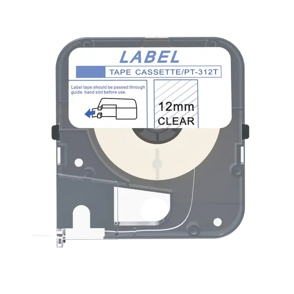 Max LM-312T, 12mm x 8m, průhledná kompatibilní páska