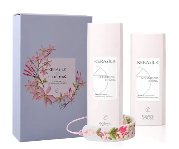 Dárková sada pro suché a poškozené vlasy Kerasilk Repairing + náramek zdarma + dárek zdarma