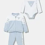 Kojenecká sada Guess 3-pack modrá barva, H4YW00 KA6W4