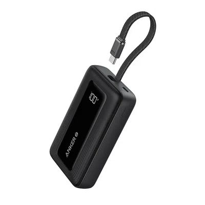 Anker Zolo 10000mAh, 30W Powerbanka s kabelem USB-C černá