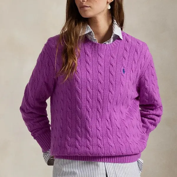 Svetr Polo Ralph Lauren dámský, fialová barva, 211972115