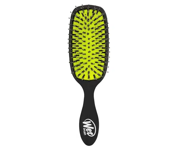 Kartáč na rozčesávání vlasů s nylonovými a kančími štětinami Wet Brush Shine Enhancer - černý + dárek zdarma