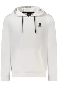 US GRAND POLO MEN'S ZIP-UP SWEATSHIRT WHITE