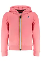 K-WAY růžová mikina na zip pro dívky