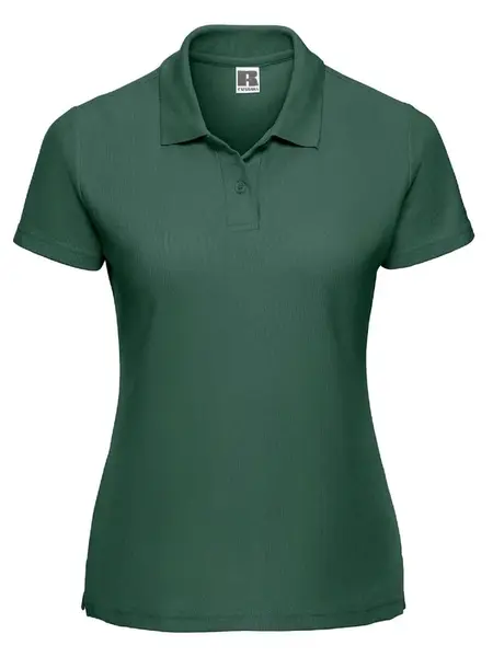 Polycotton Women's Green Polo Shirt Russell