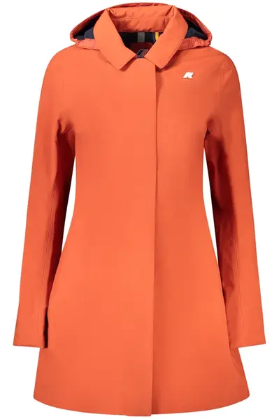 Dámský červený trenčkot K-WAY