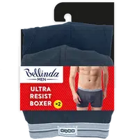 Bellinda 
ULTRA RESIST BOXER 2x - Double pack of cotton boxer shorts - grey - blue