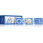 Castelbel Portus Cale Gold & Blue dárková sada 3x70 g