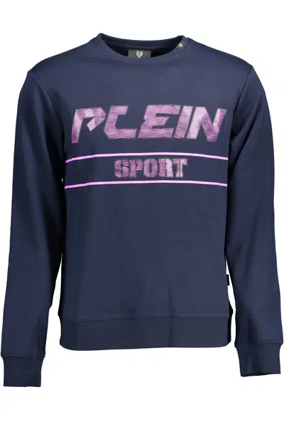 PLEIN SPORT SWEATSHIRT WITHOUT ZIP MEN BLUE