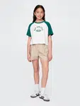 GAP Children's poplin cargo shorts - Girls
