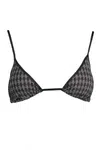 KARL LAGERFELD BEACHWEAR SWIMSUIT PARTS ABOVE WOMAN BLACK