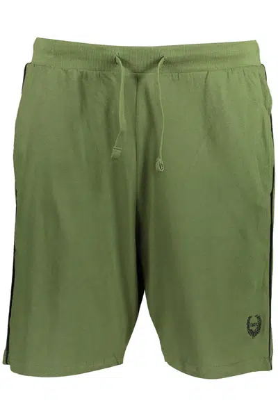 GIAN MARCO VENTURI MEN'S GREEN SHORTS