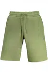 GIAN MARCO VENTURI MEN'S GREEN SHORT PANTS