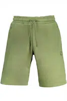 GIAN MARCO VENTURI MEN'S GREEN SHORT PANTS
