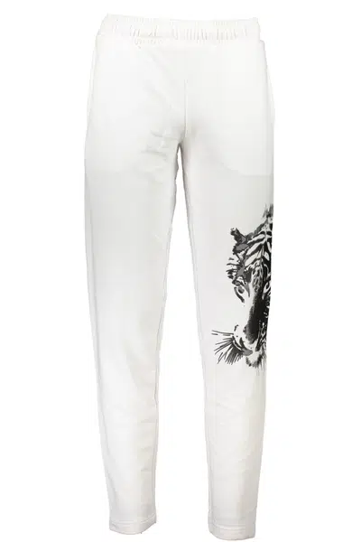 CAVALLI CLASS MEN'S WHITE PANTS