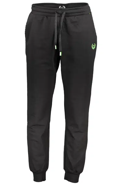 GIAN MARCO VENTURI BLACK MEN'S PANTS