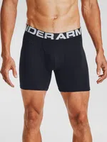 Under Armour Boxerky UA Charged Cotton 6in 3 Pack-BLK - Pánské