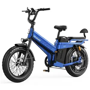 TESWAY X7 Pro Electric Bike 1000W 48V 60Ah Blue