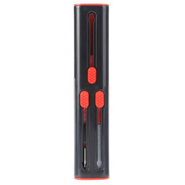 4 in 1 Bluetooth Earphone Cleaning Pen Kit Telescopic Pen Computer Keyboard Cleaning Brush Dust Remover - Black