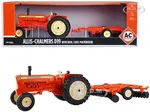 Allis-Chalmers D19 Tractor with Disk Harrow Orange 1/16 Diecast Model by ERTL TOMY