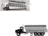 Peterbilt 579 Potato/Sugar Beet Truck Black 1/87 (HO) Plastic Model Car by Promotex