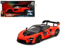 McLaren Senna Red and Black "Fast X" (2023) Movie "Fast &amp; Furious" Series 1/24 Diecast Model Car by Jada