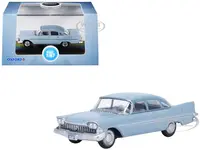 1959 Plymouth Savoy Sedan Powder Blue 1/87 (HO) Scale Diecast Model Car by Oxford Diecast