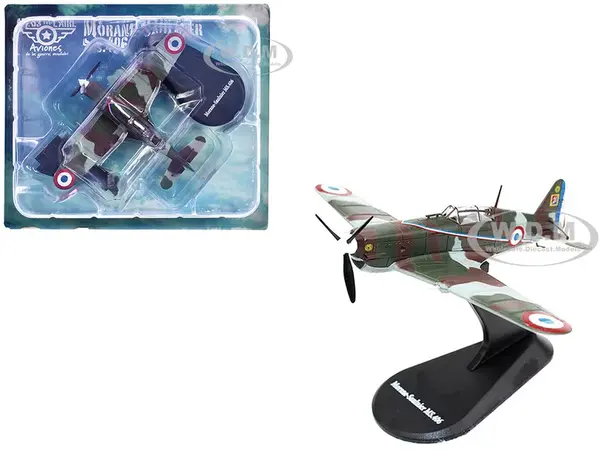 Morane-Saulnier MS.406 Fighter Aircraft "3/4 Escadrille GC II/3" Armee de lAir (French Air Force) (1940) "Planes of World War II" Series 1/72 Diecast