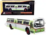 Flxible 53102 Transit Bus N "Roosevelt Blvd. &amp; Comly Road" SEPTA Philadelphia (Pennsylvania) Light Green and Silver with White Top "Vintage Bus &