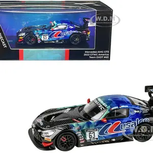 Mercedes-AMG GT3 Evo 63 David Askew - Dirk Muller "Team DXDT" GT World Challenge America (2022) 1/64 Diecast Model Car by Paragon Models