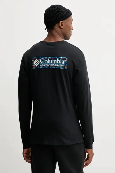 Bavlnené tričko s dlhým rukávom Columbia Explorers Canyon